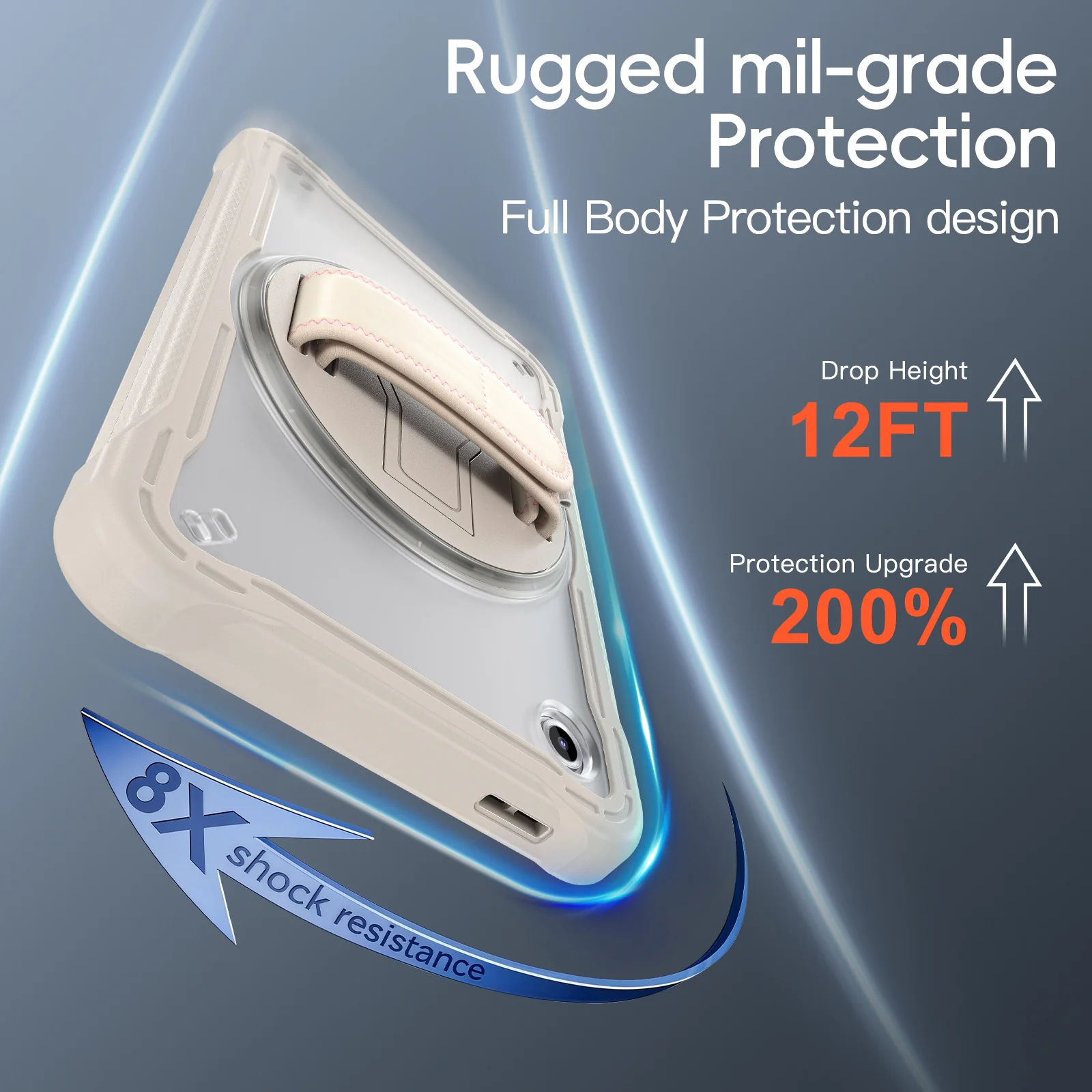 Samsung Galaxy Tab A11 8.7" (2025) Heavy Duty Hand Strap EVA Protection Case - Image 10