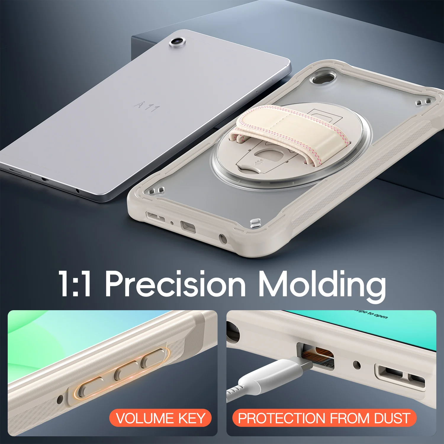 Samsung Galaxy Tab A11 8.7" (2025) Heavy Duty Hand Strap EVA Protection Case - Image 11