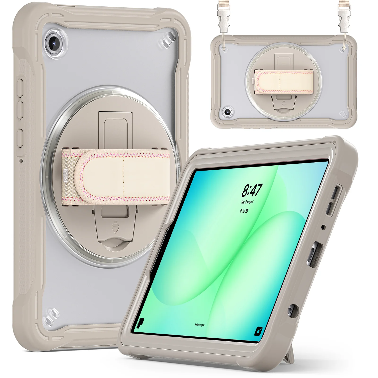 Samsung Galaxy Tab A11 8.7" (2025) Heavy Duty Hand Strap EVA Protection Case - Image 9