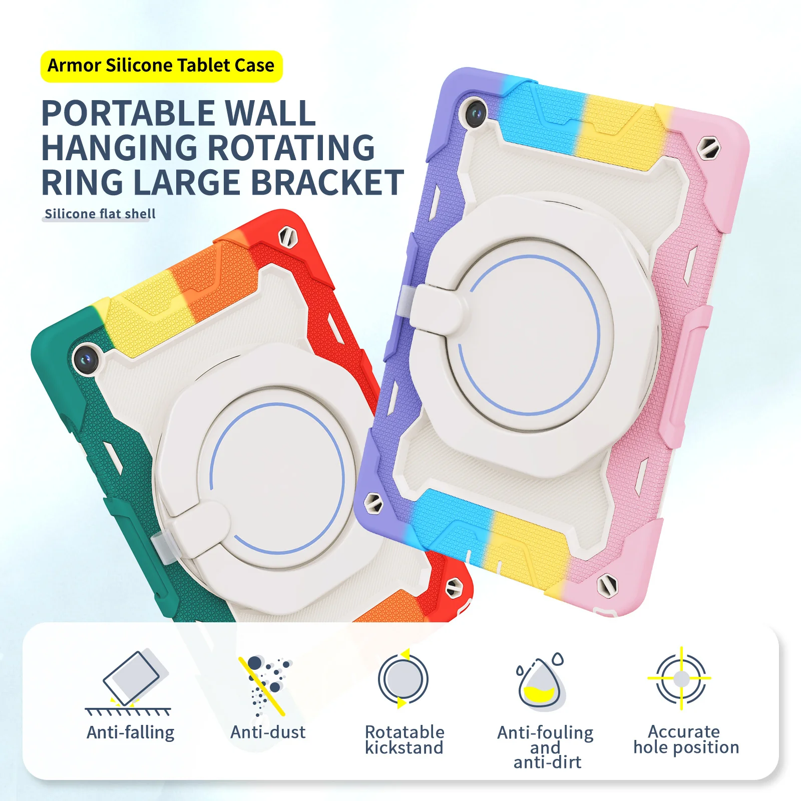 Samsung Galaxy Tab A11 Plus (2025) 11" 360° Rotating Shockproof Rugged with Stand Case - Image 11