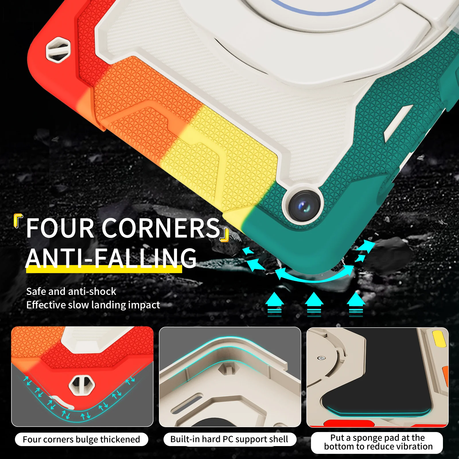 Samsung Galaxy Tab A11 Plus (2025) 11" 360° Rotating Shockproof Rugged with Stand Case - Image 15