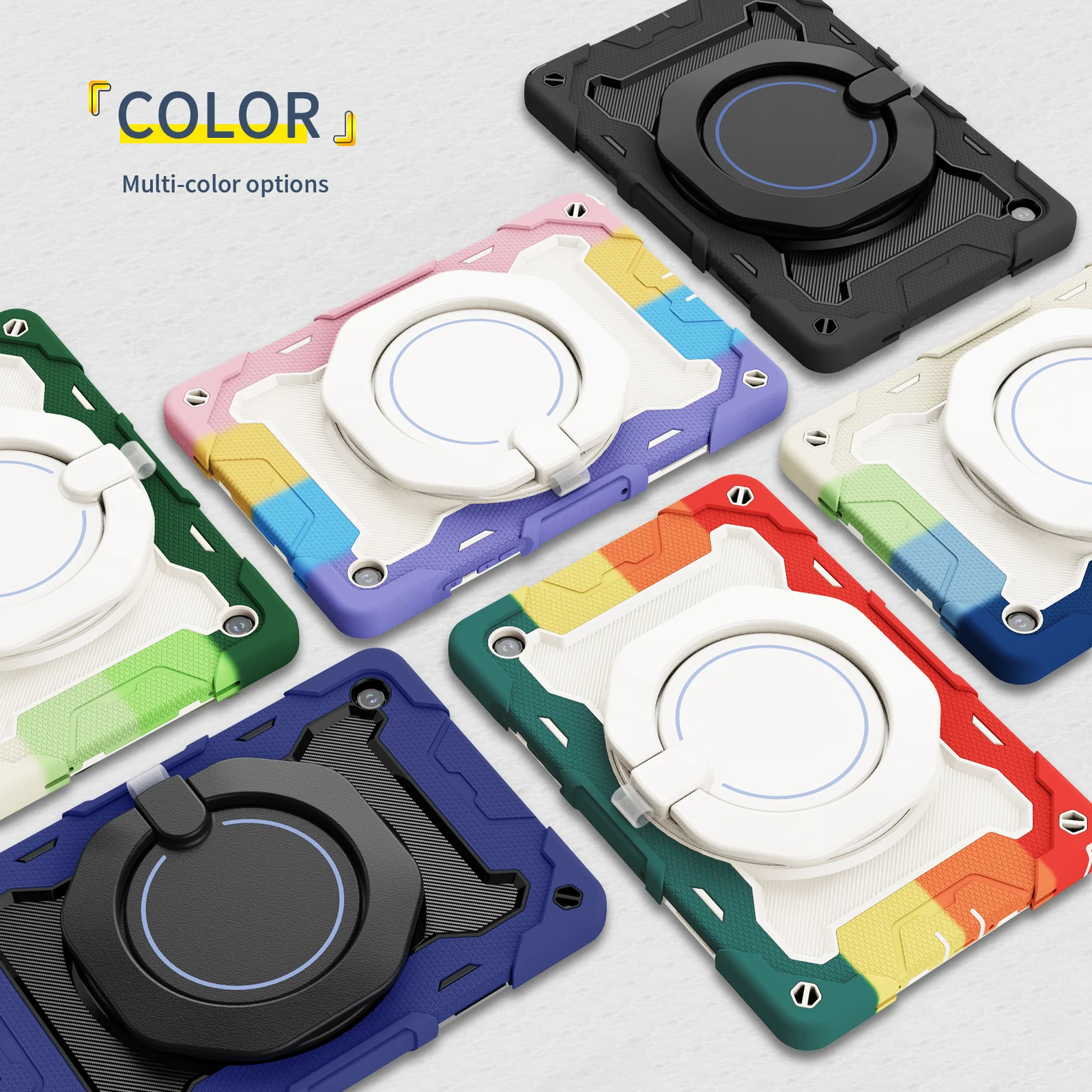 Samsung Galaxy Tab A11 Plus (2025) 11" 360° Rotating Shockproof Rugged with Stand Case - Image 3