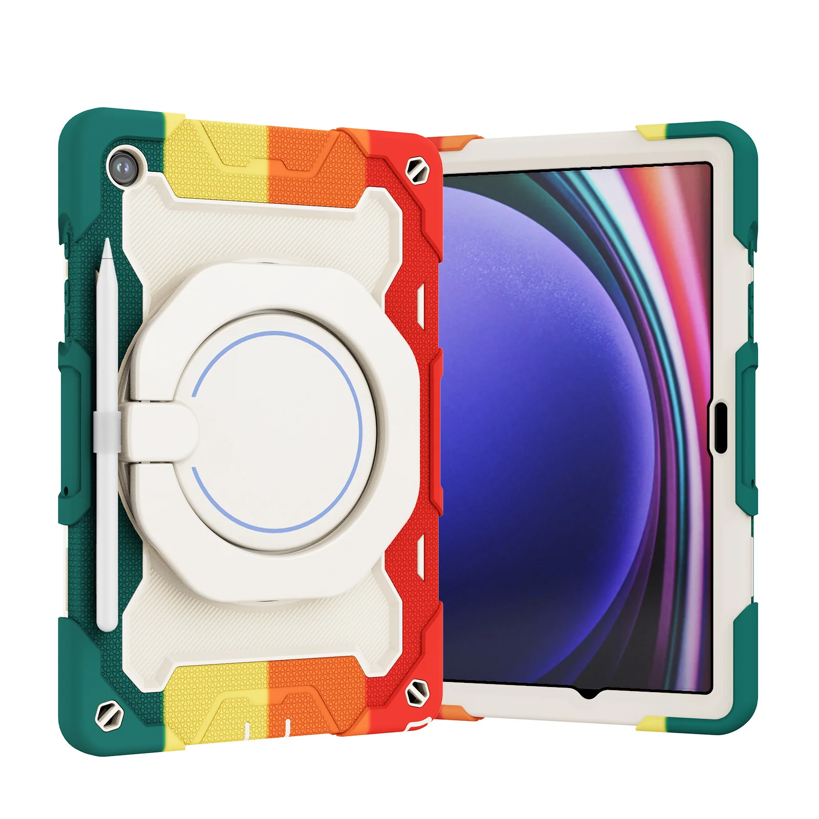 Samsung Galaxy Tab A11 Plus (2025) 11" 360° Rotating Shockproof Rugged with Stand Case - Image 4