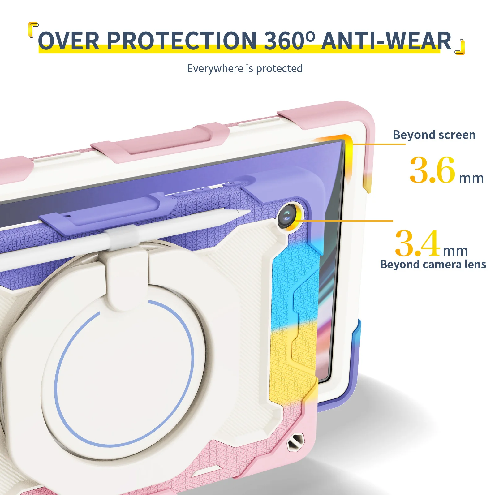Samsung Galaxy Tab A11 Plus (2025) 11" 360° Rotating Shockproof Rugged with Stand Case - Image 9