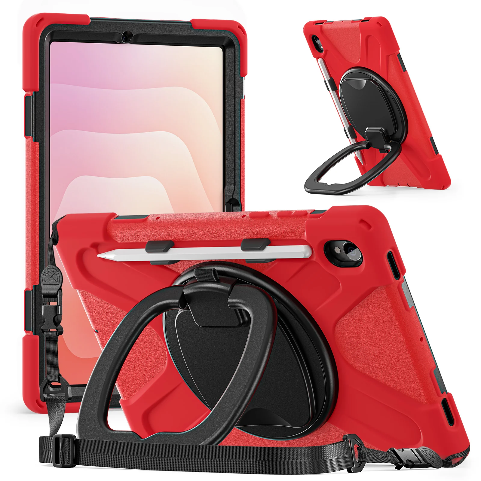 Samsung Galaxy Tab S11 Ultra (2025) 14.6" - Multifunctional Shockproof Heavy Duty Series Case With Shoulder Strap - Image 4