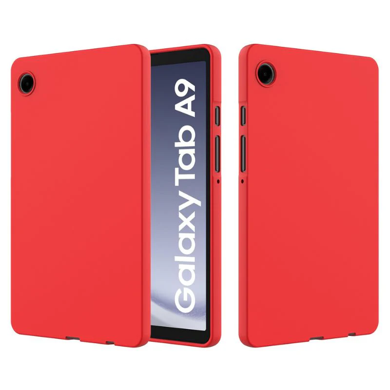 Samsung Galaxy Tab A9 2023 8.7" (SM-X110 / X115) - Soft Solid Color Liquid Silicone Ultra-thin Shockproof Case - Image 3