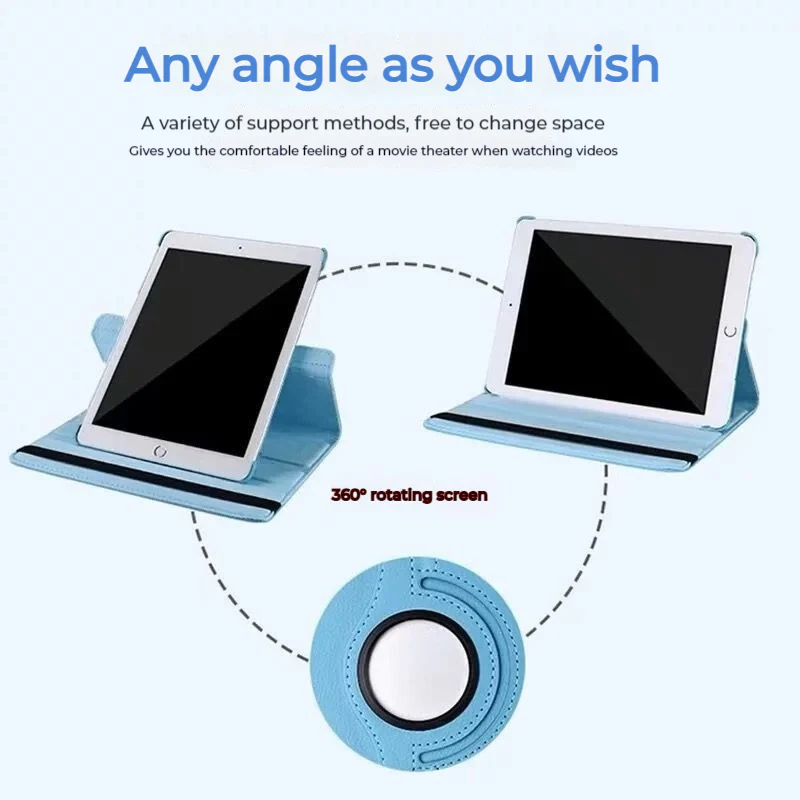 Samsung Galaxy Tab S7/S8 11" - 360 Degree Rotating PU Leather Case - Image 8