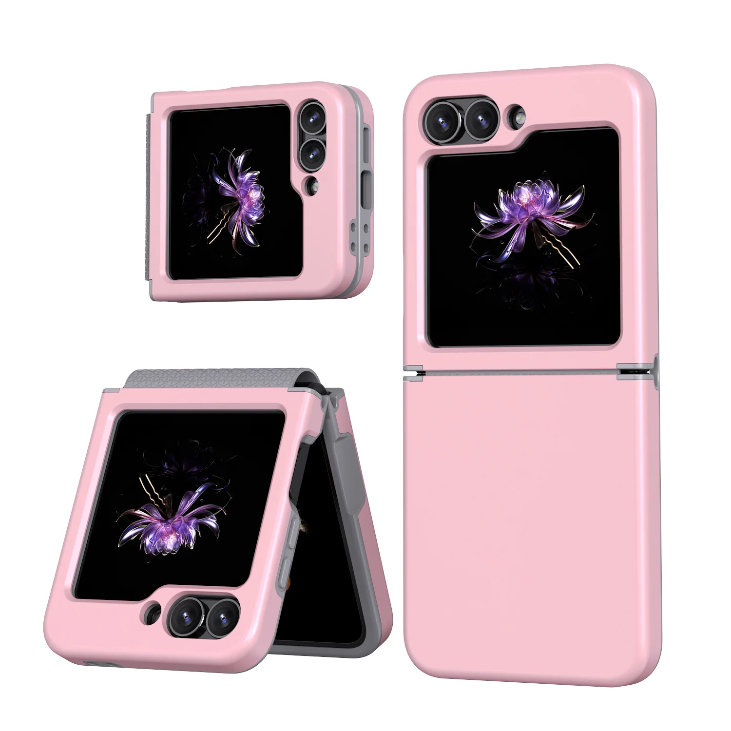 Samsung Galaxy Z Flip7 One-Piece Full-Protection Foldable Case with Hinge Cover - Image 5