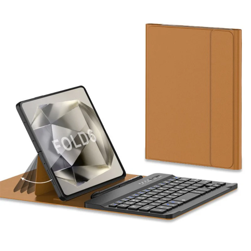 Samsung Galaxy Z Fold 5 (SM-F946)/6 (SM-F956) Folding Wireless Bluetooth Phone Keyboard Case - Image 3