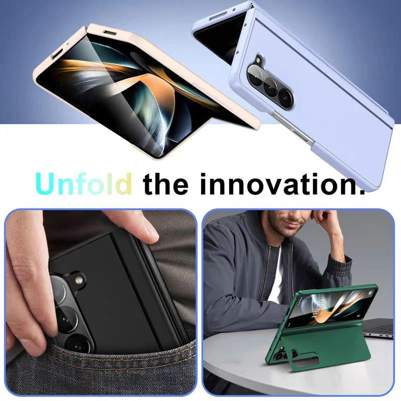 Samsung Galaxy Z Fold 6 SM-F956 Ultra-thin Matte All-inclusive Anti-drop Silicone Essentials Series Case - Image 10
