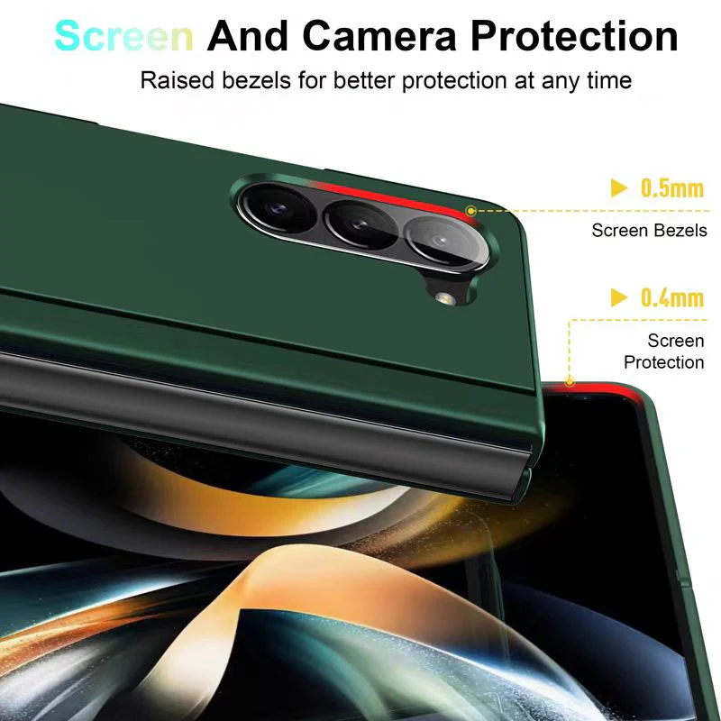 Samsung Galaxy Z Fold 6 SM-F956 Ultra-thin Matte All-inclusive Anti-drop Silicone Essentials Series Case - Image 5