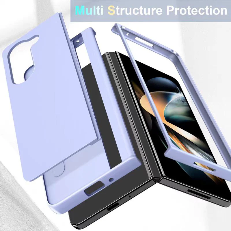 Samsung Galaxy Z Fold 6 SM-F956 Ultra-thin Matte All-inclusive Anti-drop Silicone Essentials Series Case - Image 6