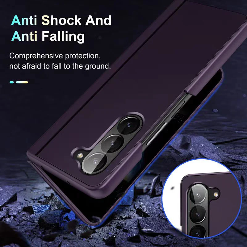 Samsung Galaxy Z Fold 6 SM-F956 Ultra-thin Matte All-inclusive Anti-drop Silicone Essentials Series Case - Image 7