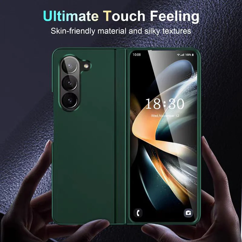 Samsung Galaxy Z Fold 6 SM-F956 Ultra-thin Matte All-inclusive Anti-drop Silicone Essentials Series Case - Image 8