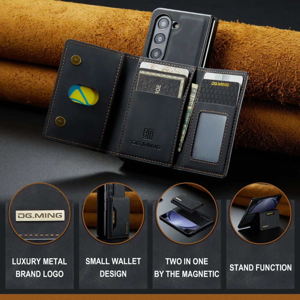 Samsung Galaxy Z Fold6 (SM-F956) - Multifunctional PU Leather Wallet Series Stand Case - Image 15