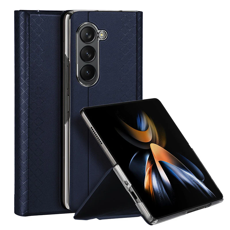 Samsung Galaxy Z Fold5 - Minimalist Luxury Flip Wallet Shockproof Case - Image 6