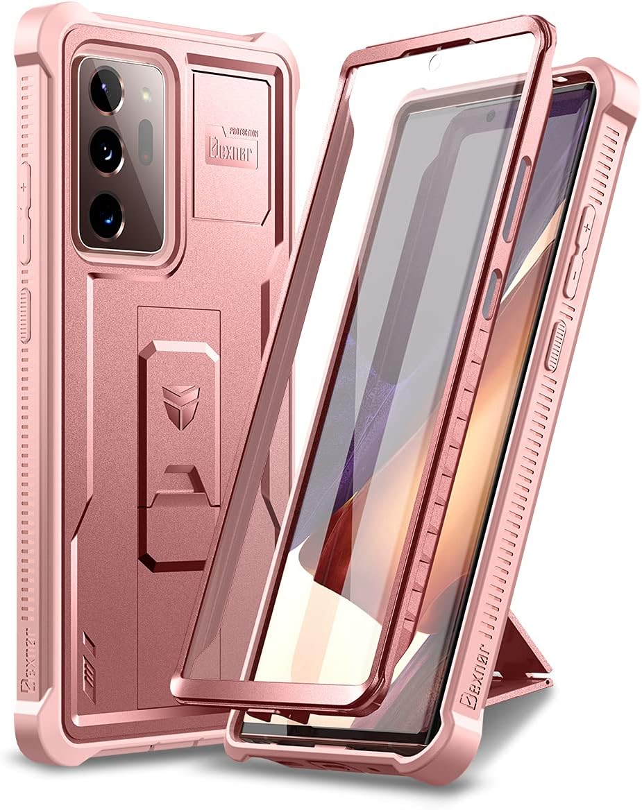 [Screen Protector & Kickstand] Samsung Galaxy Note 20/Note 20 Ultra - Shockproof Rugged Case Full-Body Bumper Protective Heavy Duty Case - Image 10