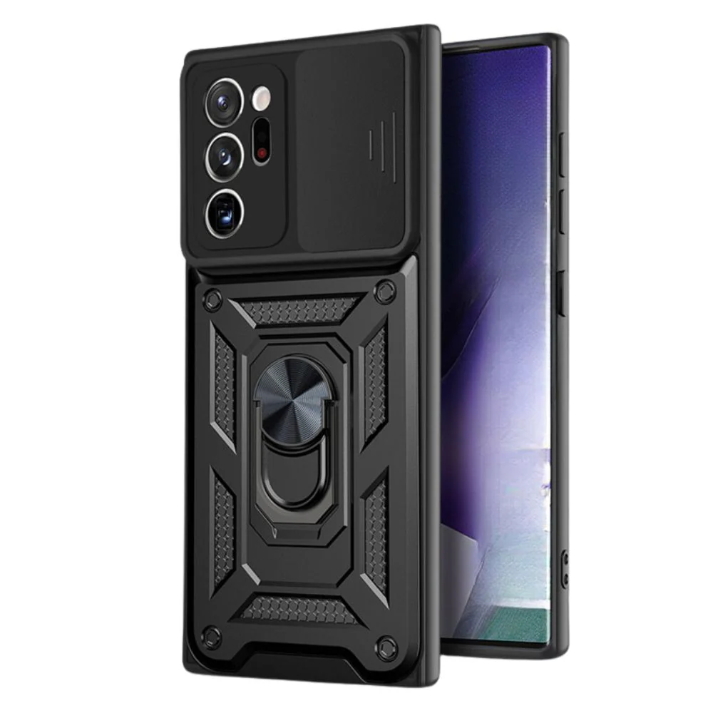 [Sliding Camera Cover] Samsung Galaxy A32 5G (A326) - 360° Ring Kickstand Heavy Duty Series Case