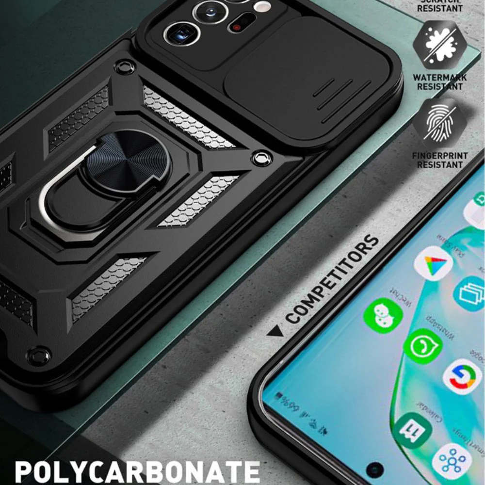 [Sliding Camera Cover] Samsung Galaxy A32 5G (A326) - 360° Ring Kickstand Heavy Duty Series Case - Image 13