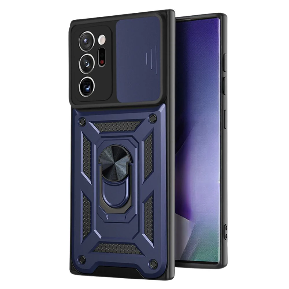 [Sliding Camera Cover] Samsung Galaxy A32 5G (A326) - 360° Ring Kickstand Heavy Duty Series Case - Image 3