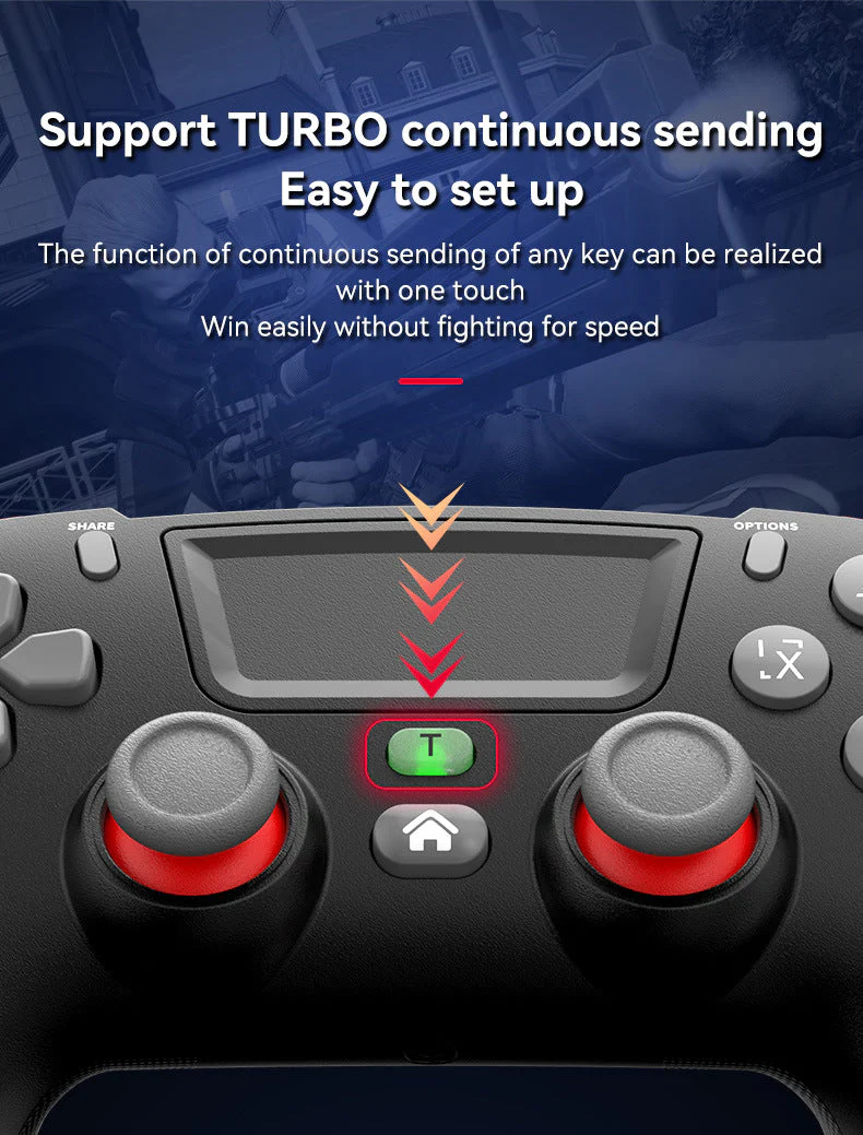 SONY PlayStation 4 / PS4 Wireless Bluetooth Game Controllers Gamepad Compatible With Switch & Computer & TV & Andriod Device & iPad iPhone - Image 8