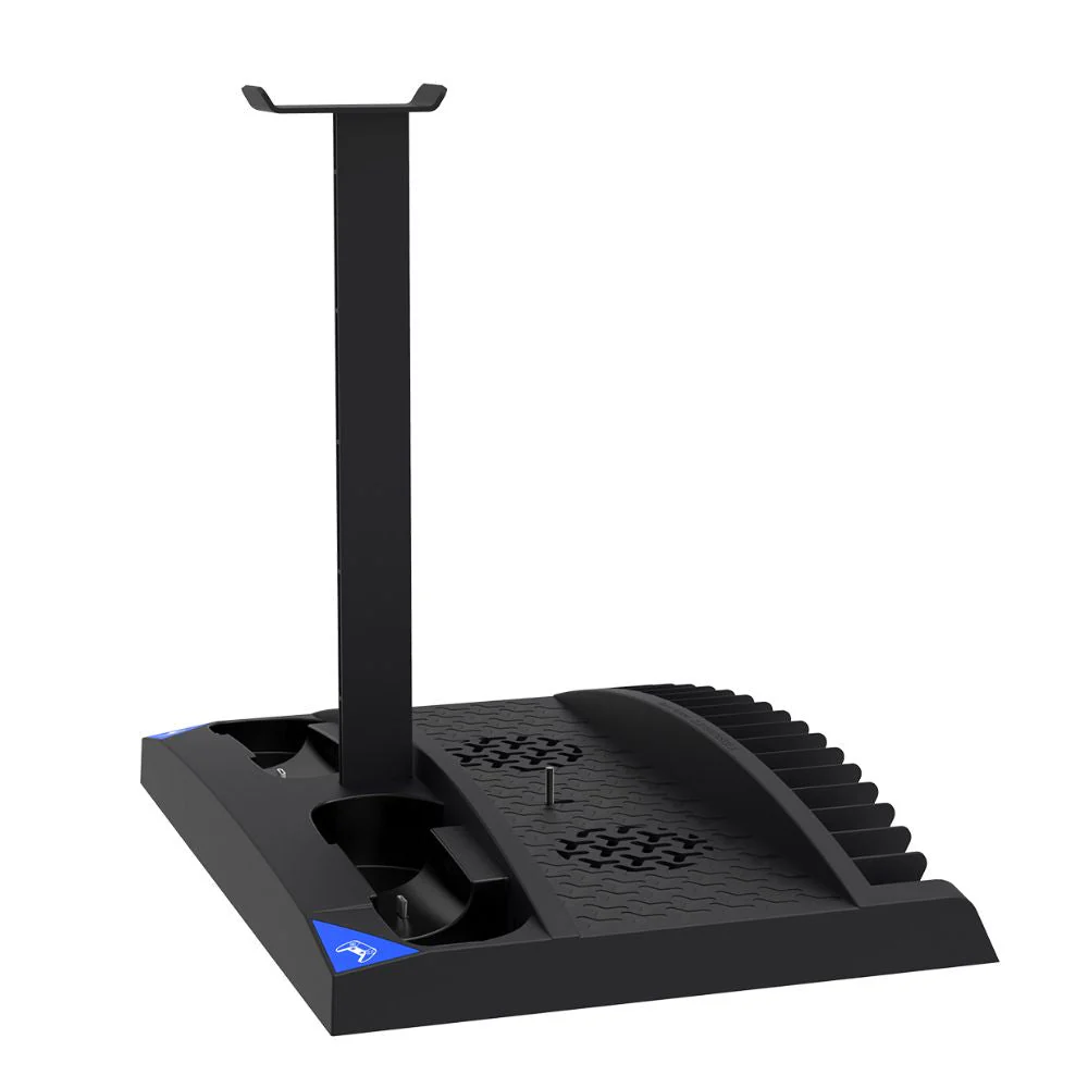 Sony Playstation 5 / PS5 - 4 in 1 Multi function Cooling & Charging Station with Fan & Game Storage - Image 5