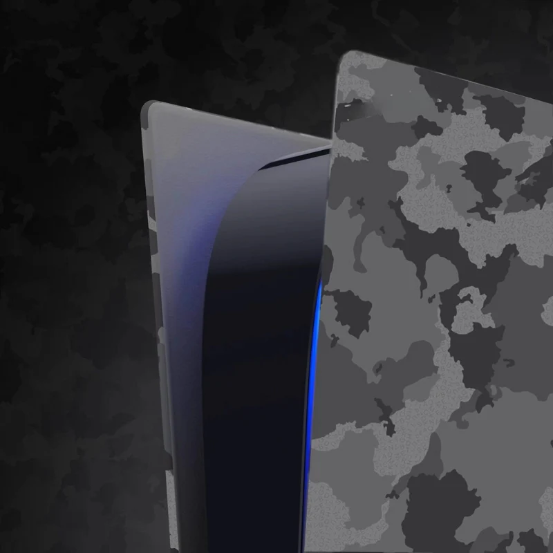 Sony PlayStation 5 PS5 Camo Matte Console Shell Cover with Venting Holes, Dust Filter & RGB Light Strip – Easy Installation - Image 5