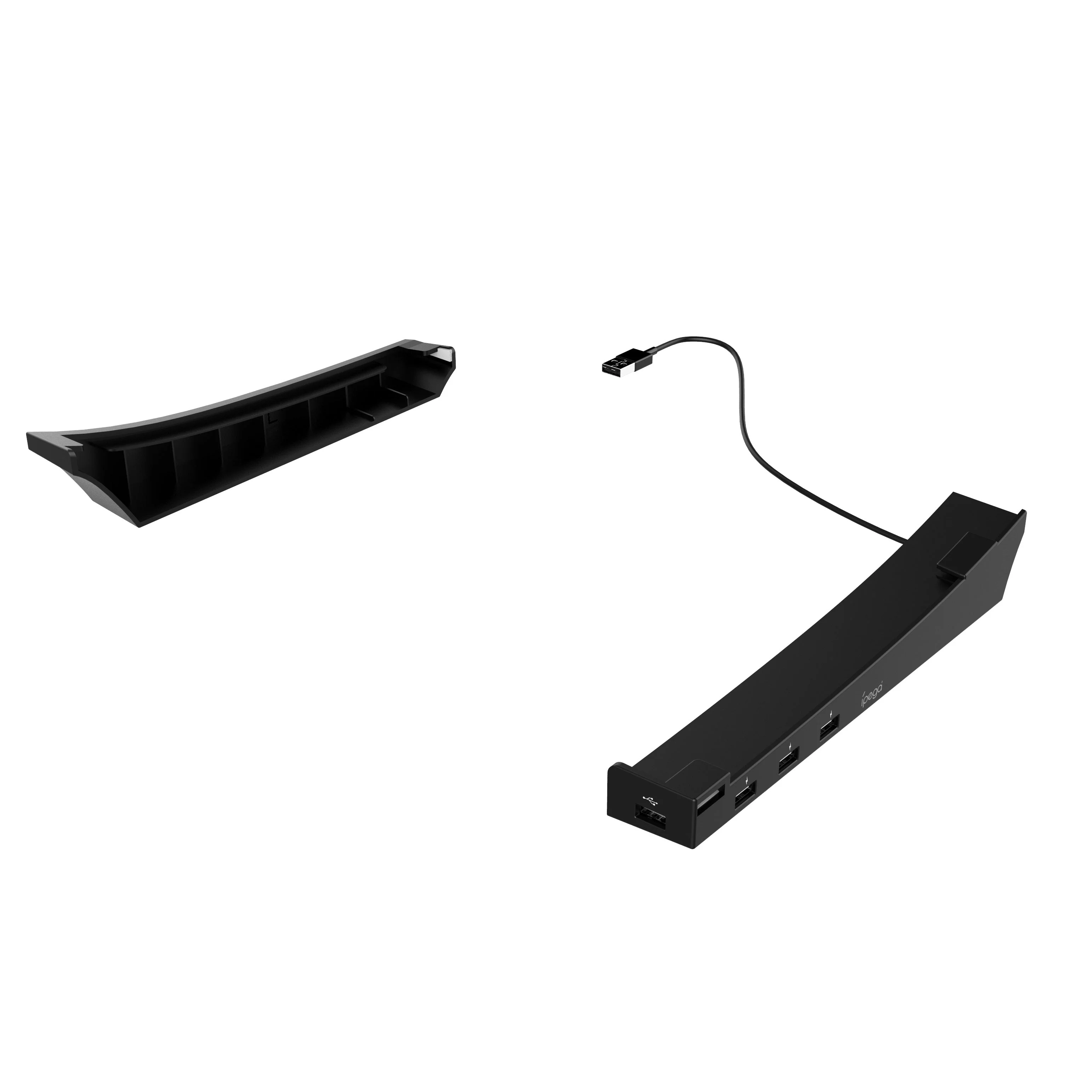 Sony PlayStation 5 PS5 - Console Wall Mount Holder Horizontal Rack Storage Bracket Stand With 4 USB Charger Ports - Image 5