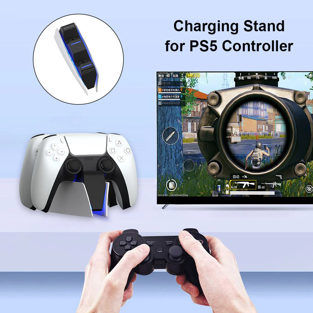 SONY PlayStation 5 / PS5 DualSense Wireless Controller Fast Charging Charger Stand Dock Station - Image 3