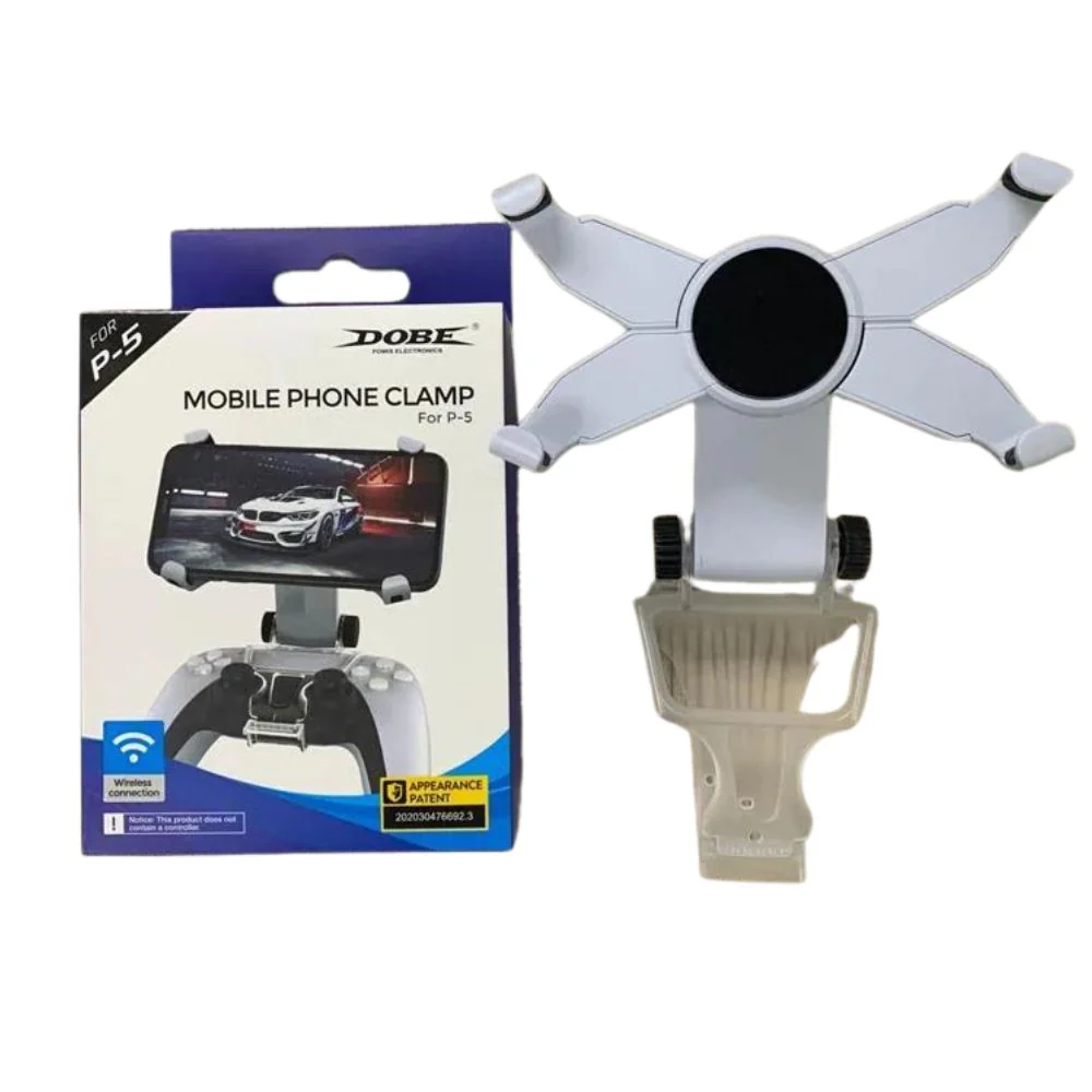 Sony PlayStation 5 X Shape Phone Clamp Stand Holder with Adjustable Stand