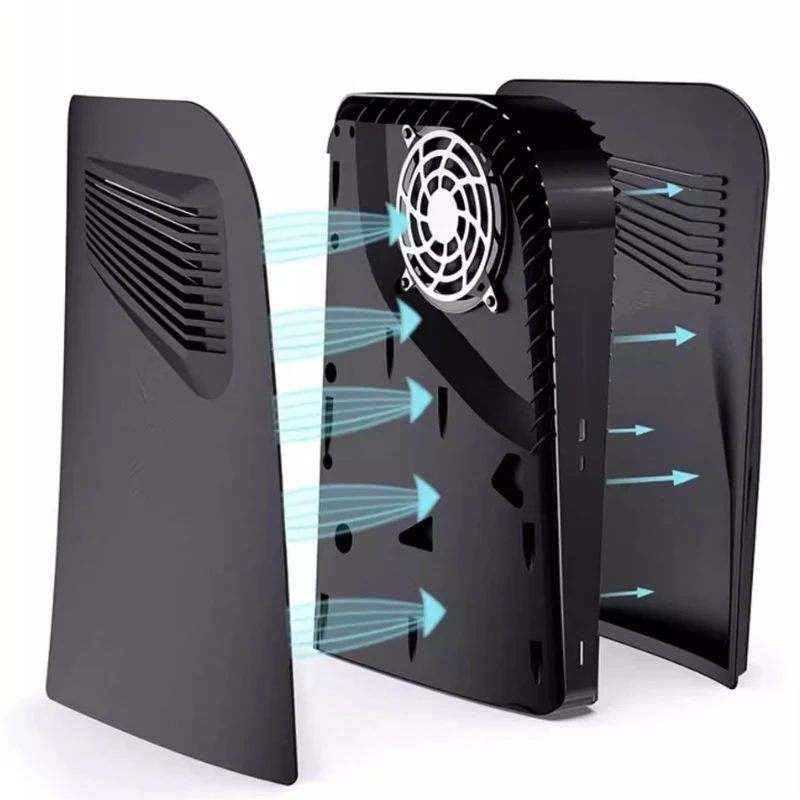 Sony PlayStation PS5 Disc Edition Gundam DIY Replaceable Shell Cover - Replaceable Cooling Grille with Curved Corners - Image 2
