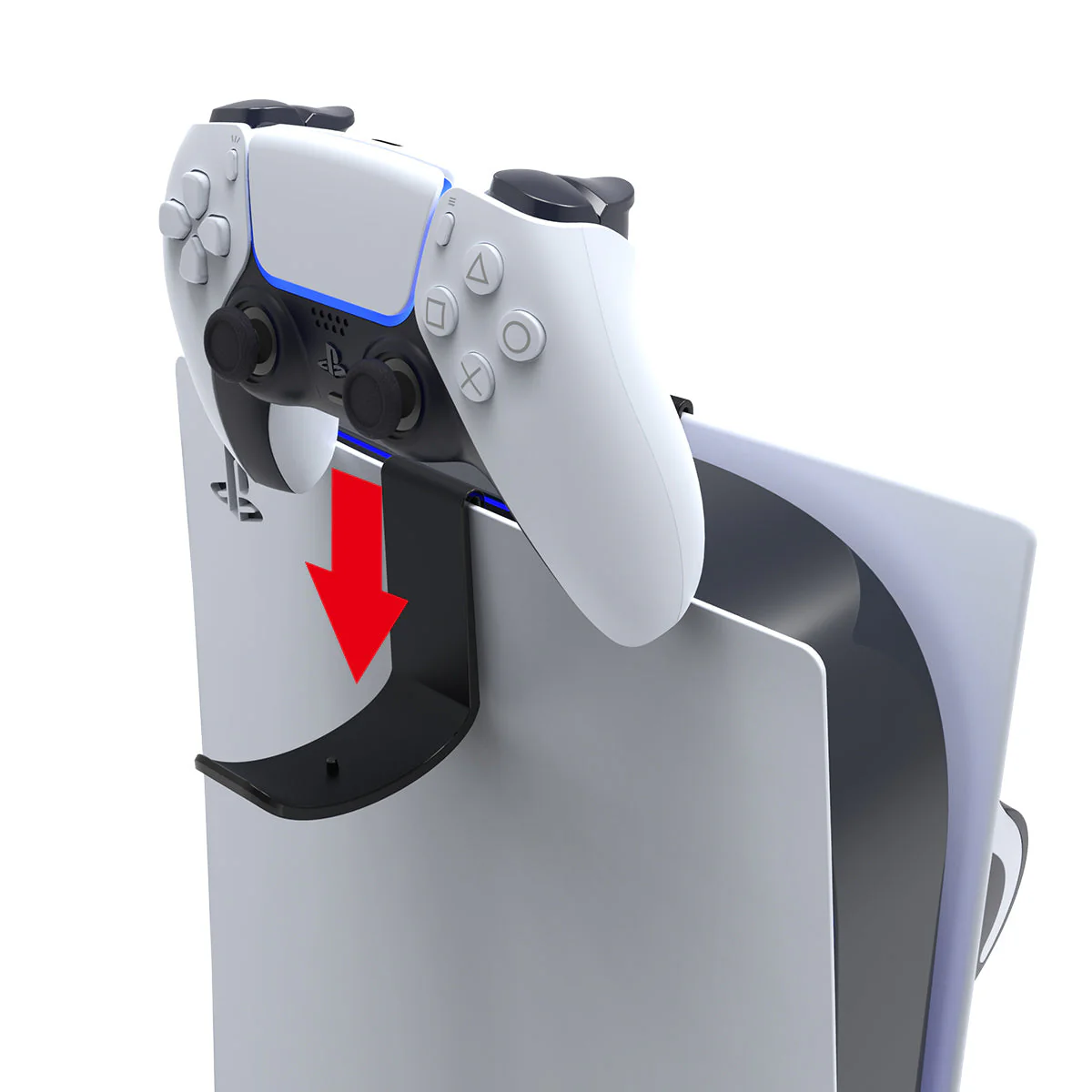 Sony Playstation PS5 P5 - Game Controller & Headset Headphone Holder Combo Hook - Image 5