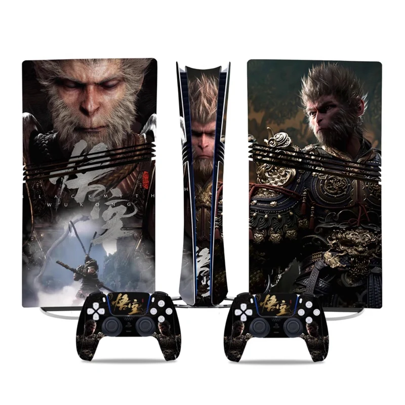 Sony PlayStation PS5 Pro Black Myth Wukong Digital Edition Console Skin Sticker – No Residue PVC | Scratch-Resistant Gaming Designs - Image 2