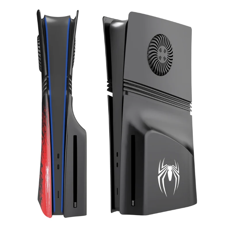 Sony PlayStation PS5 Pro Spider-Man Design Console Protective Cover – Quick & Simple Install - Image 2