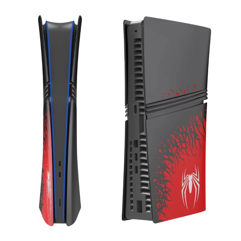Sony PlayStation PS5 Pro Spider-Man Design Console Protective Cover – Quick & Simple Install - Image 4