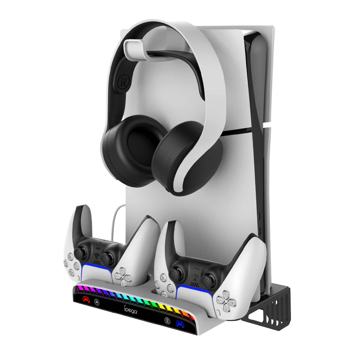 SONY PlayStation PS5 & PS5 Slim - Multifunctional Wall Mount & Controller Charging Dock Base Holder - Image 3