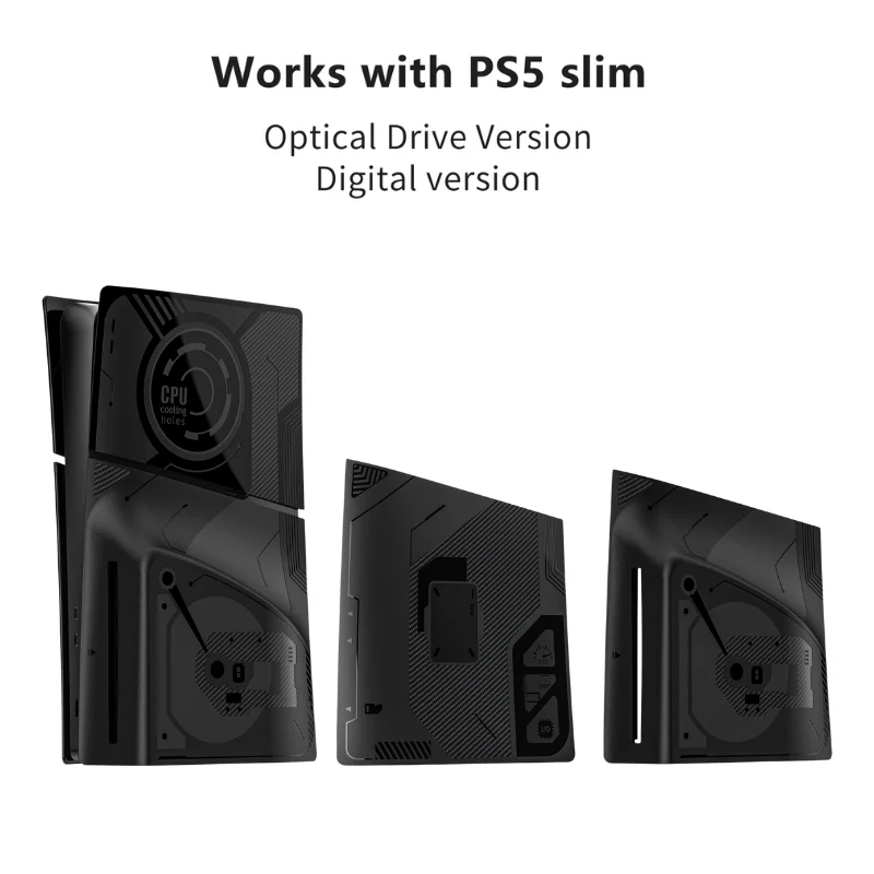 Sony PlayStation PS5 Slim Disc/Digital Edition Mechanical-Style Replaceable Shell – DIY Decorative Custom Cover - Image 2