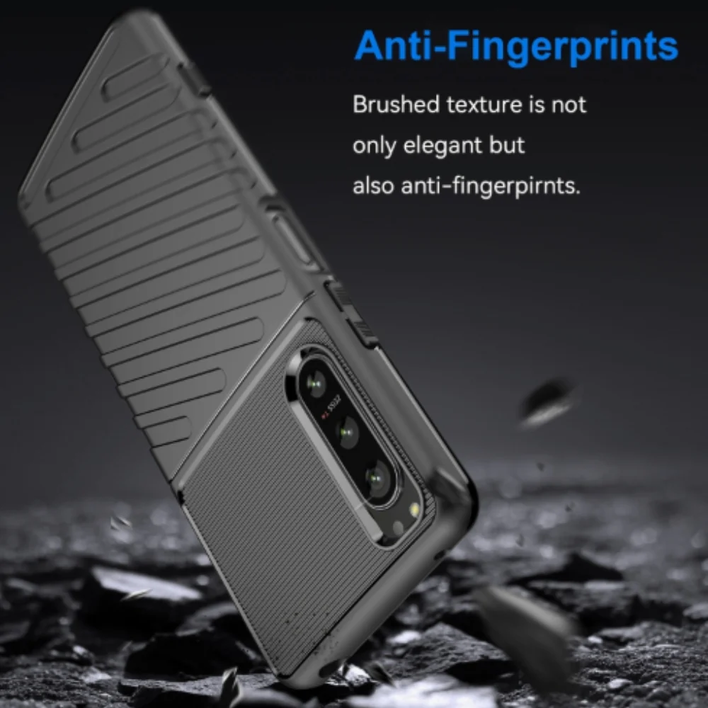 Sony Xperia 10 III - Thunder Anti-fingerprint TPU Silicone Heavy Duty Series Case - Image 5