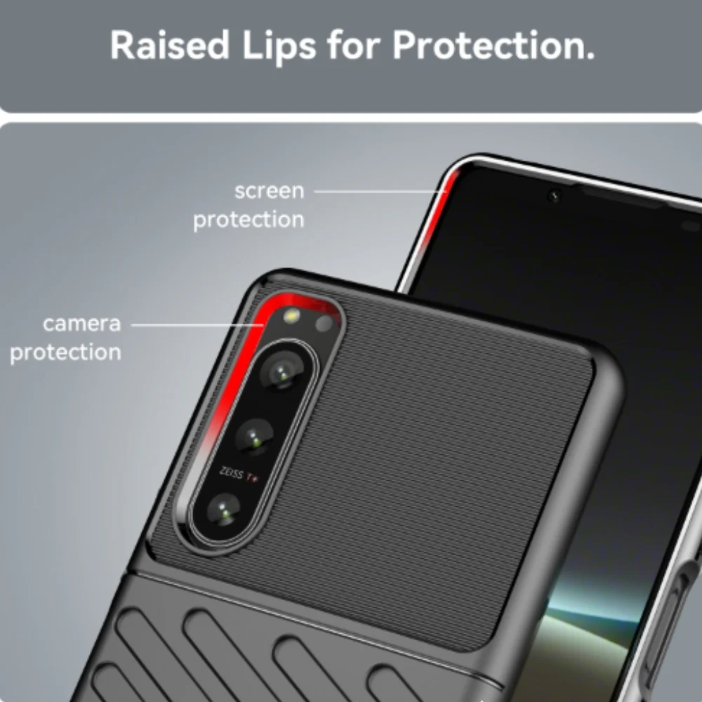 Sony Xperia 10 III - Thunder Anti-fingerprint TPU Silicone Heavy Duty Series Case - Image 7