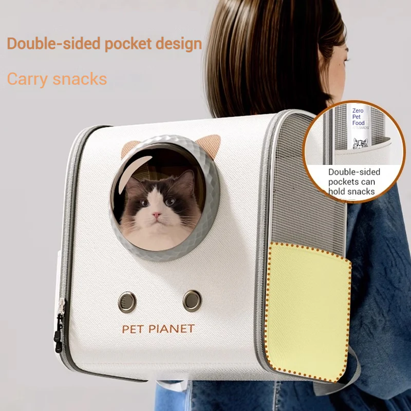 Space Capsule Large Capacity Pet Portable Backpack Shoulder Carrier Bag - Image 10