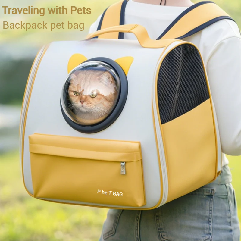 Space Capsule Pet Large Capacity Portable Backpack Shoulder Carrier Bag - Image 12