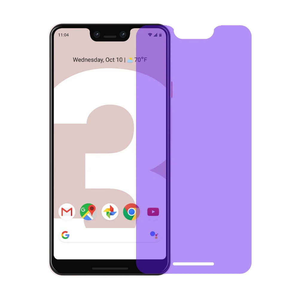 [Standard 9H][Eyecare] Google Pixel 3 XL - Anti-Blue Light Kid Friendly Standard Tempered Glass Screen Protector