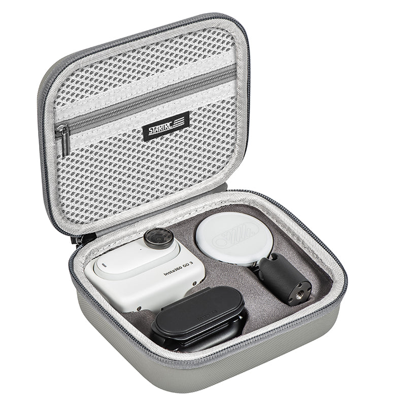STARTRC PU Waterproof Storage Bag for Insta360 Go 3 (Grey) - Image 4