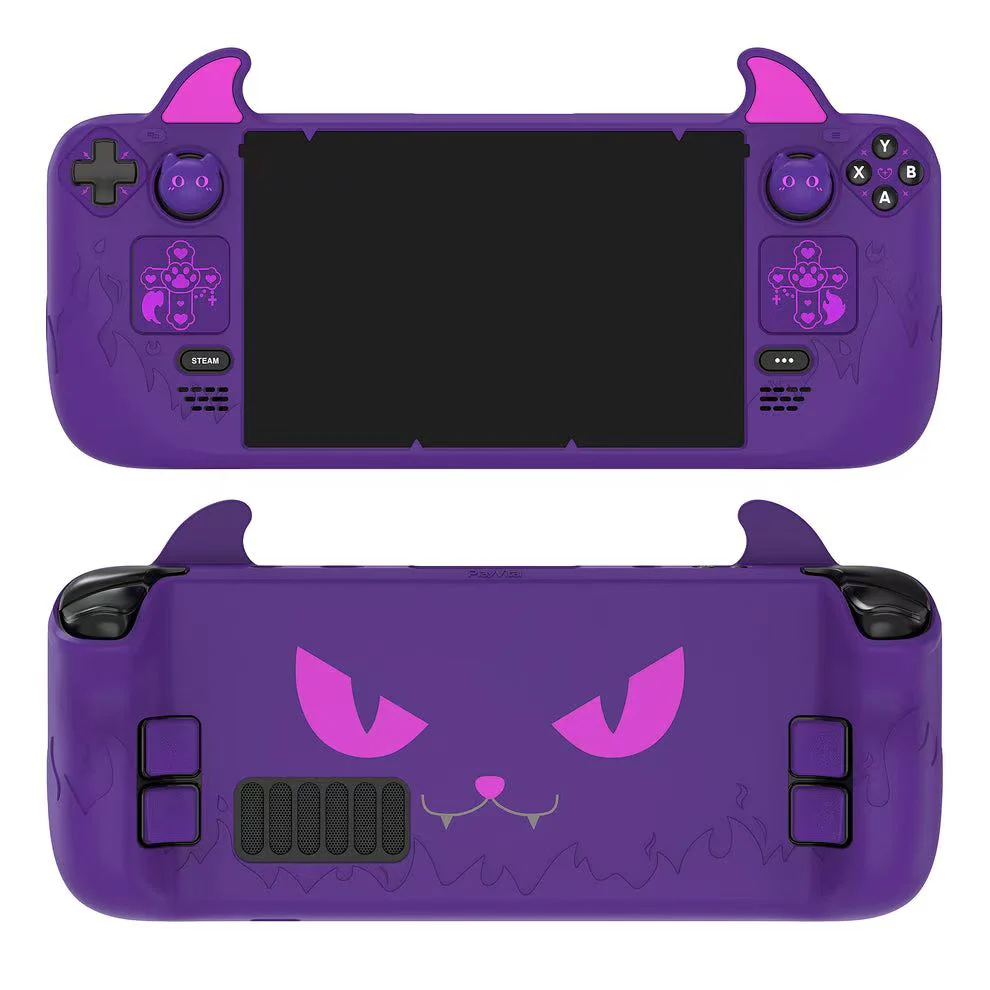 Steam Deck / OLED - PlayVital Devil Cartoon Silicone Anti-Slip Wireless Controller Cover - Image 8
