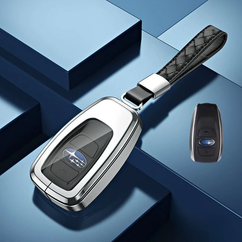 Subaru Alloy + TPU Film Protection Car Key Fob Case Cover ForOutback, Forester, Crosstrek, Legacy, WRX, Impreza, XV, Ascent - Image 10