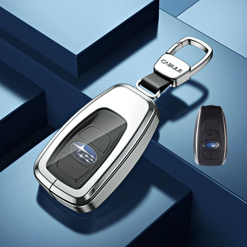 Subaru Alloy + TPU Film Protection Car Key Fob Case Cover ForOutback, Forester, Crosstrek, Legacy, WRX, Impreza, XV, Ascent - Image 13