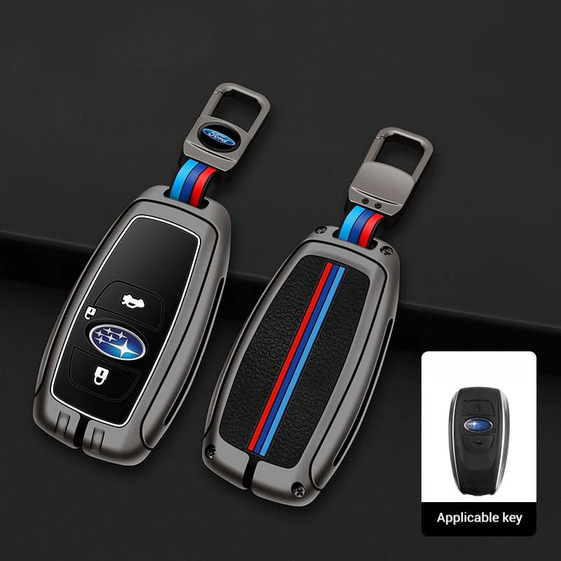 Subaru Metal Shell & Soft Silicone Full Protection Remote Car Key Fob Case Cover For Outback, Forester, Crosstrek, Legacy, Impreza, XV, Ascent - Image 10