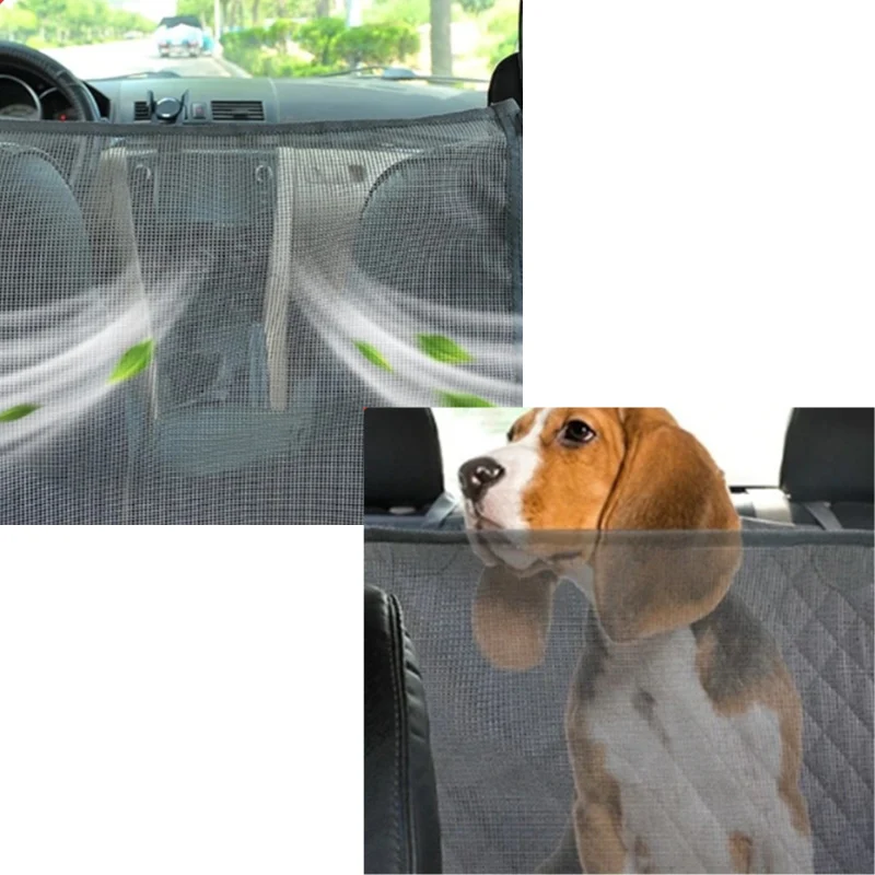 BMW Waterproof & Dirt-Resistant Pet Dog/Cat Car Seat Cover – Easy Installation, Removable & Washable, Clear Rear View - Image 2