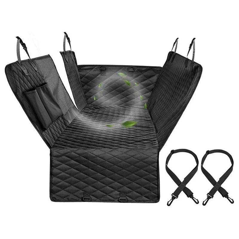 BMW Waterproof & Dirt-Resistant Pet Dog/Cat Car Seat Cover – Easy Installation, Removable & Washable, Clear Rear View - Image 4