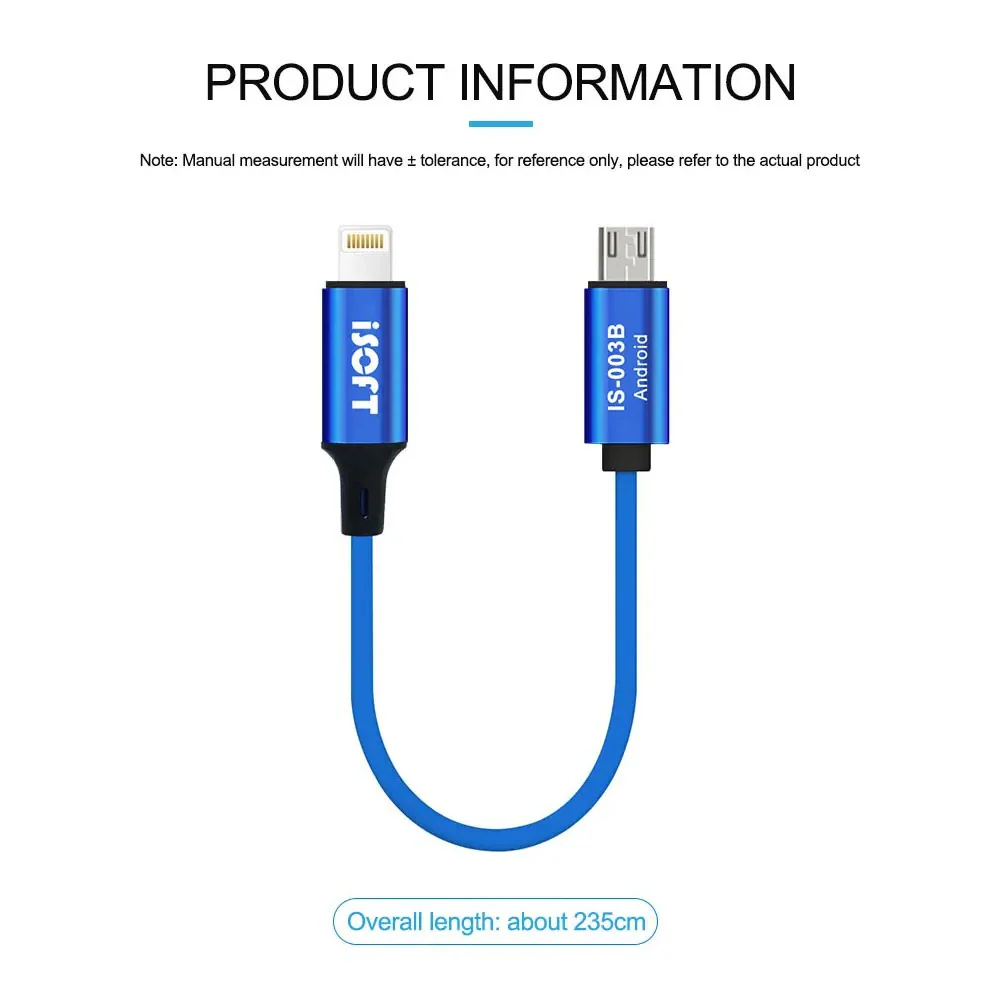 SUNSHINE ISOFT IS-003B IP to Android Transmission Cable For IPhone Phone One-click Transfer Data - Image 8